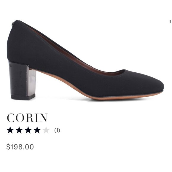 Donald Pliner Corin Square Toe Pumps Heels w/a Mirror Heel RandSize 9.5 - Picture 2 of 16